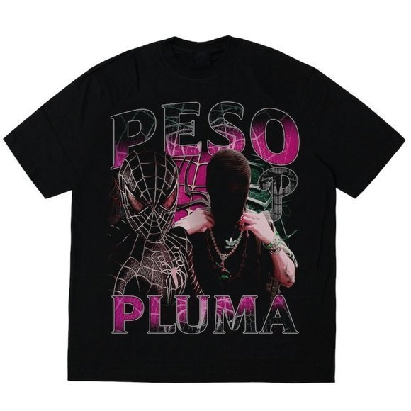 HollyMusicFan Other - Pink Spider Peso TShirt Peso Pluma World Tour 2023 T-Shirt
